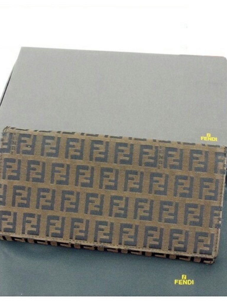 Fendi Purse Brown X Black Women Authentic Secondhand